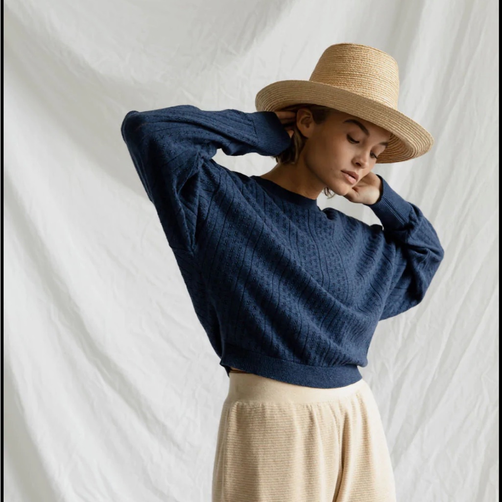 Eyelet Raglan